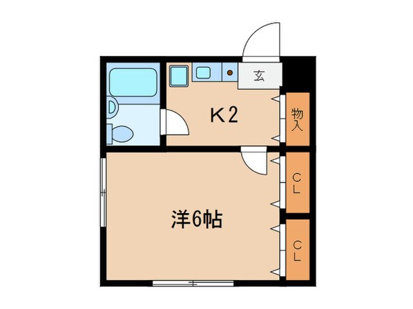 フロイラインの物件間取画像